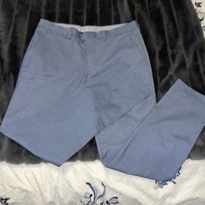 Men’s Express navy blue checkered dress pants